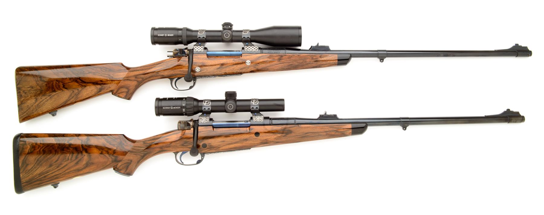 Custom Built 375 and 300 Win Mag Rifle Pair