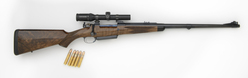 500 Jeffery's custom rifle with Schmidt & Bender scope