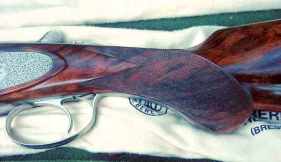  Beretta shotgun with prince of wales grip