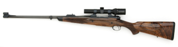 375 Signature custom rifle with exhibition grade french walnut stock