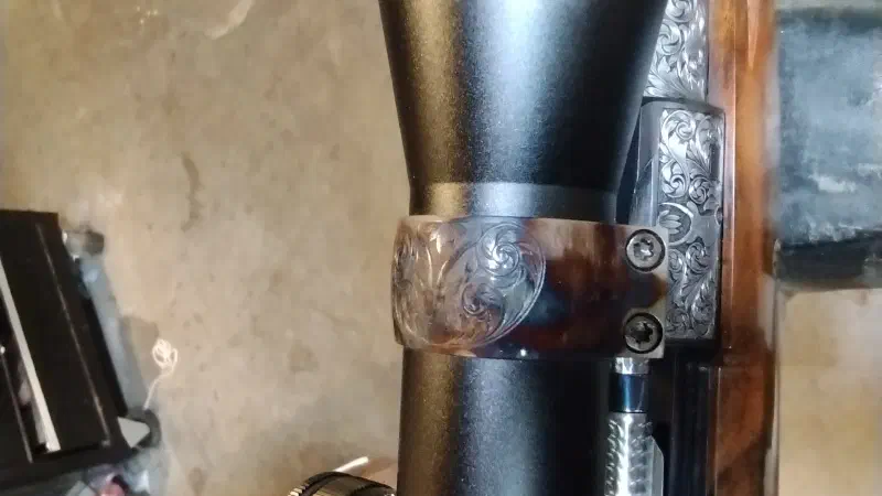 30.06 Custom Rifle Engraved Rings