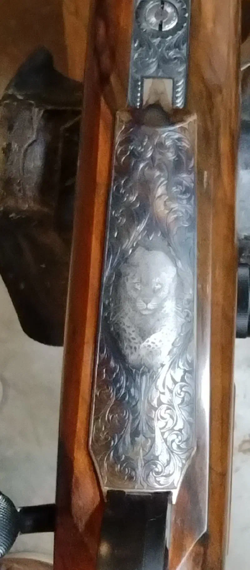 30.06 Custom Rifle Engraved Floor Plate