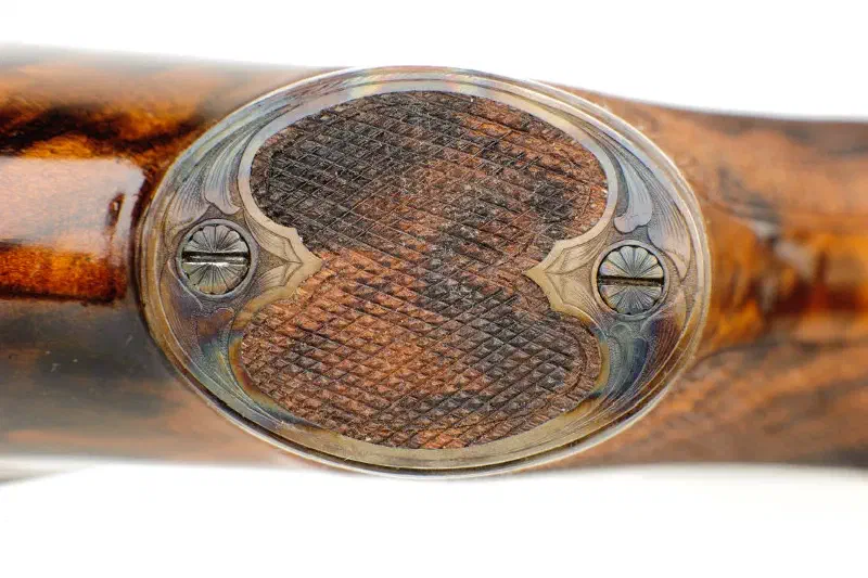 Todd Ramirez 30.06 Leopard & Plains Game Rifle with Color Cased and Engraved Custom Skeleton Grip Cap
