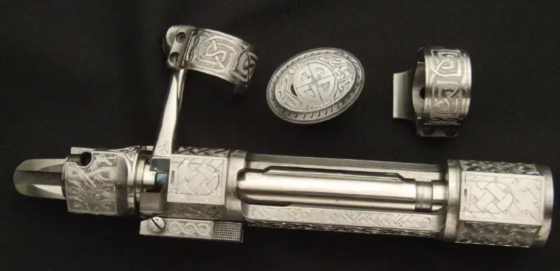 Todd Ramirez LH 7MM STW Premium Custom Rifle with Celtic Engraving