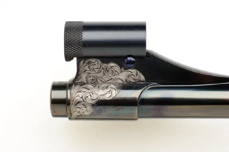 Todd Ramirez 30.06 Leopard & Plains Game Rifle Engraved Express Front Hood Sight