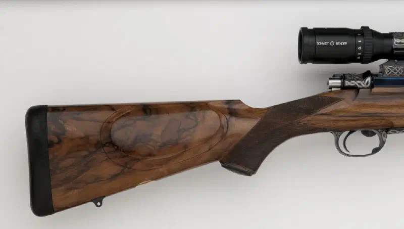 Todd Ramirez LH 7MM STW Premium Custom Rifle with Celtic Engraving