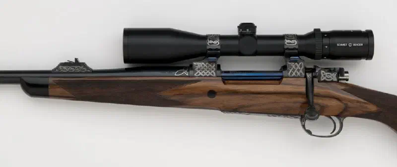 Todd Ramirez LH 7MM STW Premium Custom Rifle with Celtic Engraving