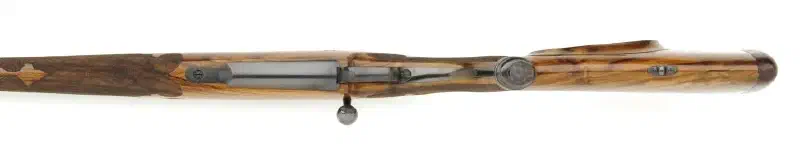 Todd Ramirez Premium 300 Win Mag Mauser Square Bridged Rifle Bottom View with Floor Plate and Grip Cap