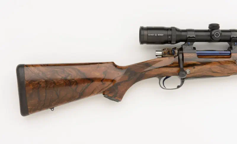 Todd Ramirez 338 Win Mag Premium Rifle with Turkish Walnut Stock
