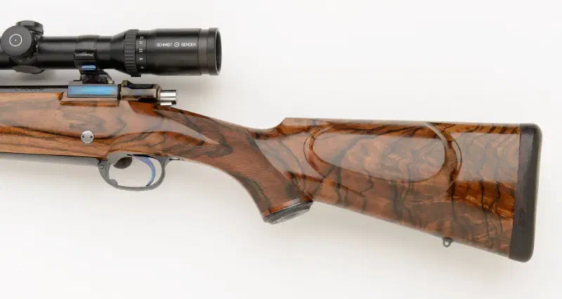 Todd Ramirez 338 Win Mag Premium Rifle with Leather Wrapped Pad
