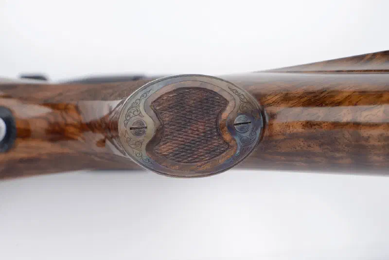 308 Winchester American Classic Custom Rifle with Engraved Skeleton Grip Cap Color Cased and Checkered