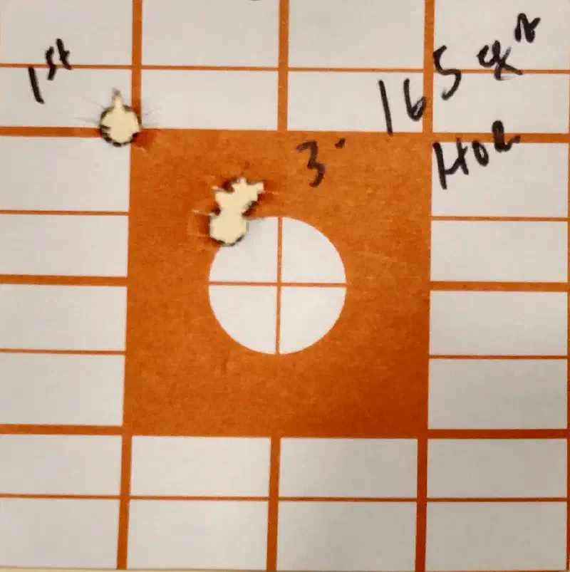 Miller LH 30.06 Premium Todd Ramirez Rifle Target using 165 Grain Hornaday