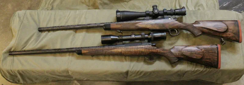 Avani Rifle 6.5 Creedmore Carbon Barrel with American Classic Stock Design and 300 Win Mag with European Stock Design