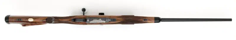 7MM STW LH Custom Rifle with Engraved Leopard