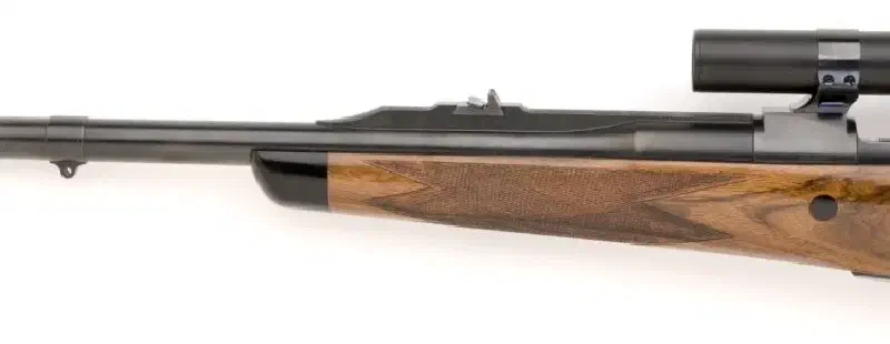 Todd Ramirez Mauser Square Bridged 416 Premium Rifle with Point Pattern Checkering and Barrel Band