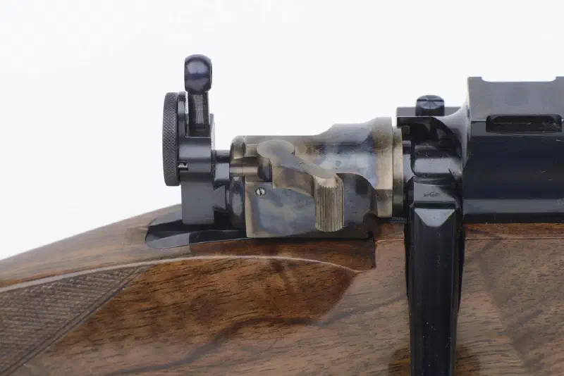 Todd Ramirez Premium 500 Jeffery Rifle With Cocking Piece Peep Sight