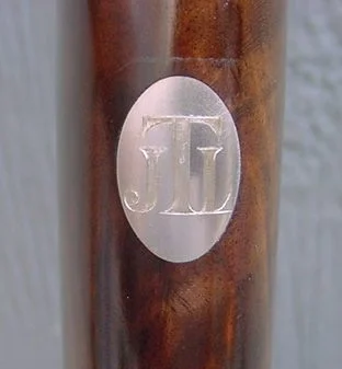 Initial Plate with Initials in Block