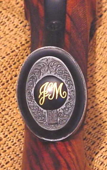 Trap Door Grip Cap with Engraving and Initials