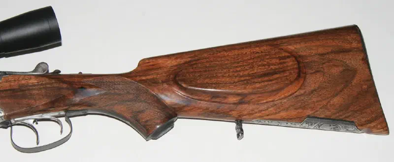 Restored Anschütz, 1927 Drilling 16 ga. and 8 x 57 cal.