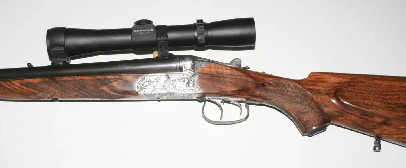 Restored Anschütz, 1927 Drilling 16 ga. and 8 x 57 cal.