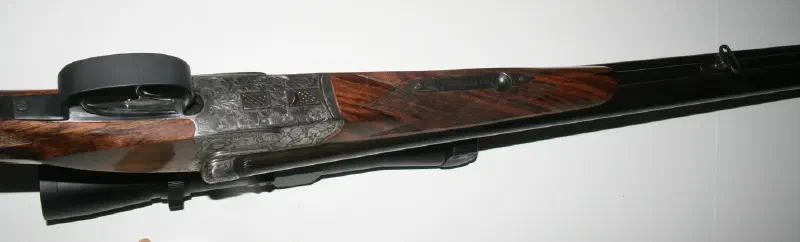 Restored Anschütz, 1927 Drilling 16 ga. and 8 x 57 cal.