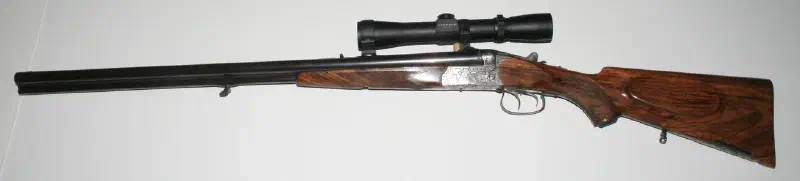 Restored Anschütz, 1927 Drilling 16 ga. and 8 x 57 cal.