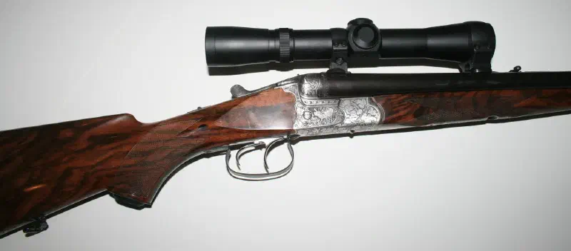 Restored Anschütz, 1927 Drilling 16 ga. and 8 x 57 cal.