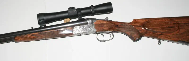 Restored Anschütz, 1927 Drilling 16 ga. and 8 x 57 cal.
