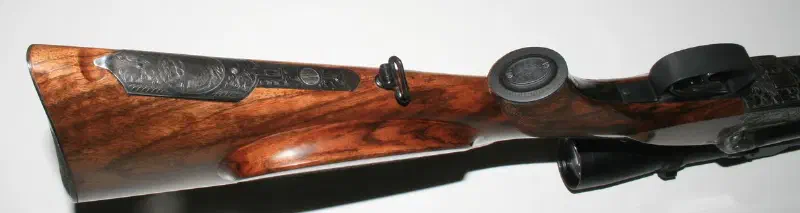 Restored Anschütz, 1927 Drilling 16 ga. and 8 x 57 cal.