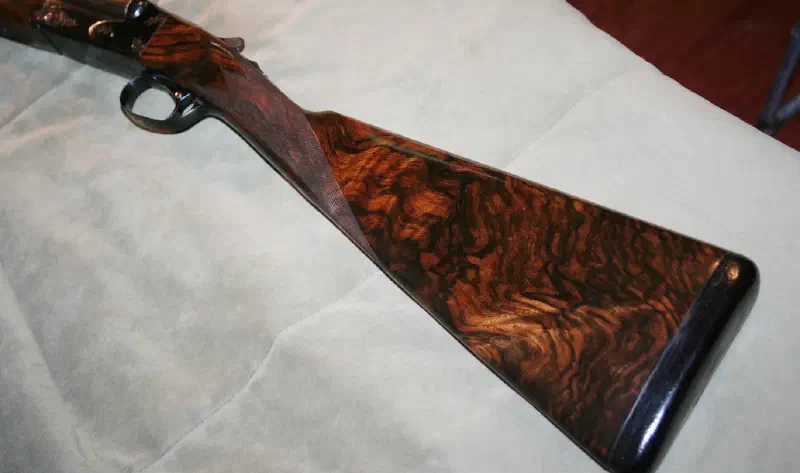 Winchester 21 Restoration Project Metal and Wood Complete