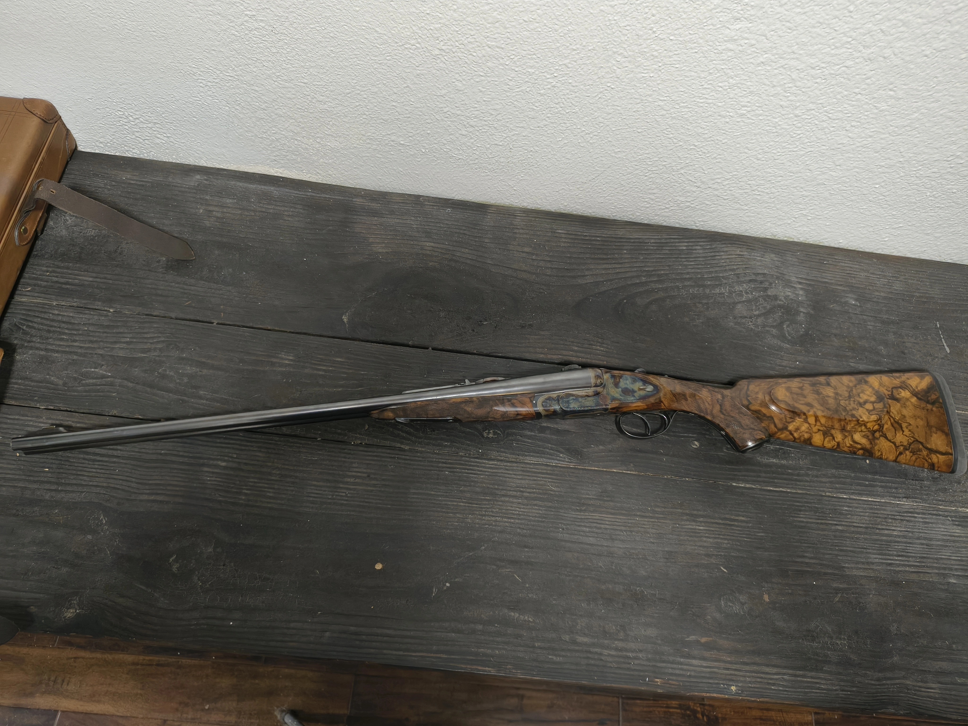 Beretta 375 H & H, Model 455 Clawmounts And Scope