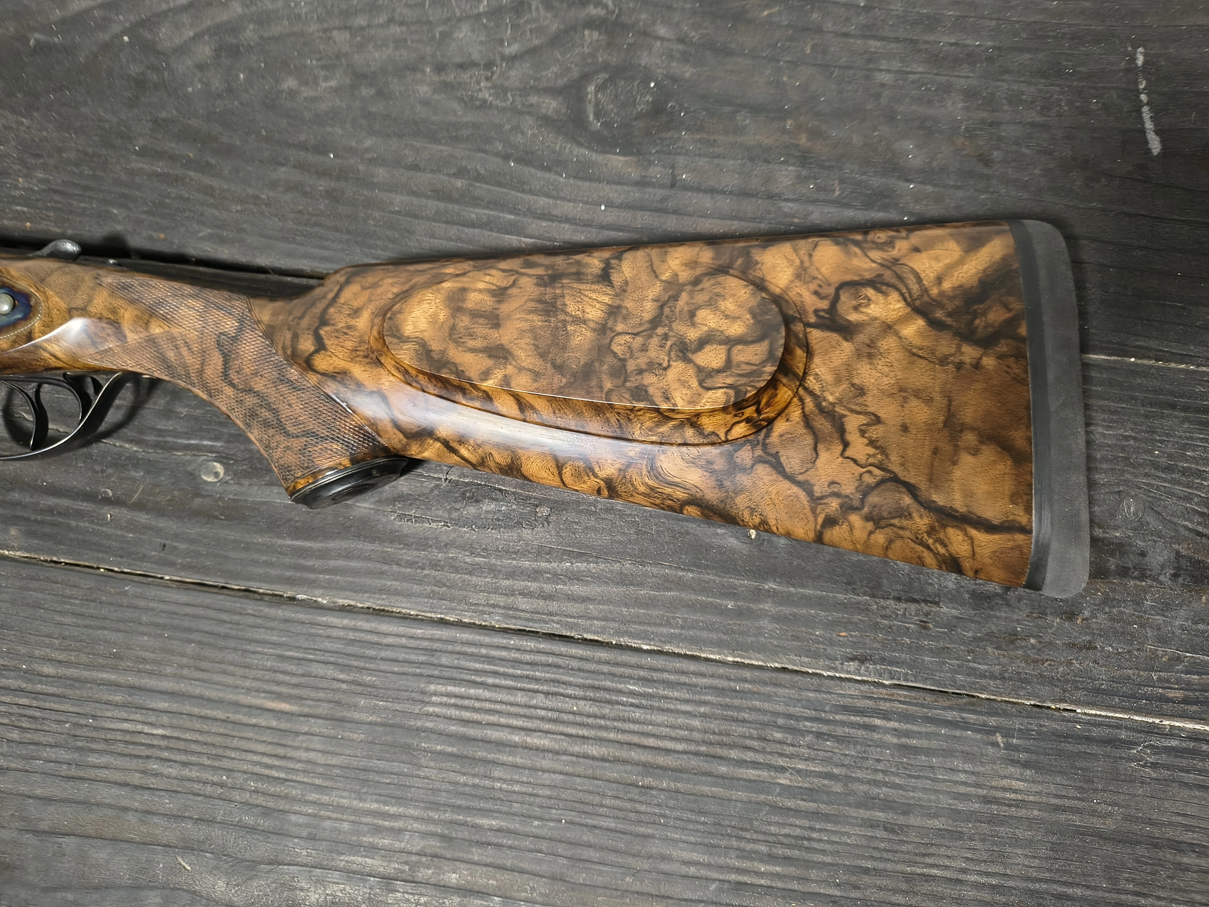 Beretta 375 H & H, Model 455 Clawmounts And Scope