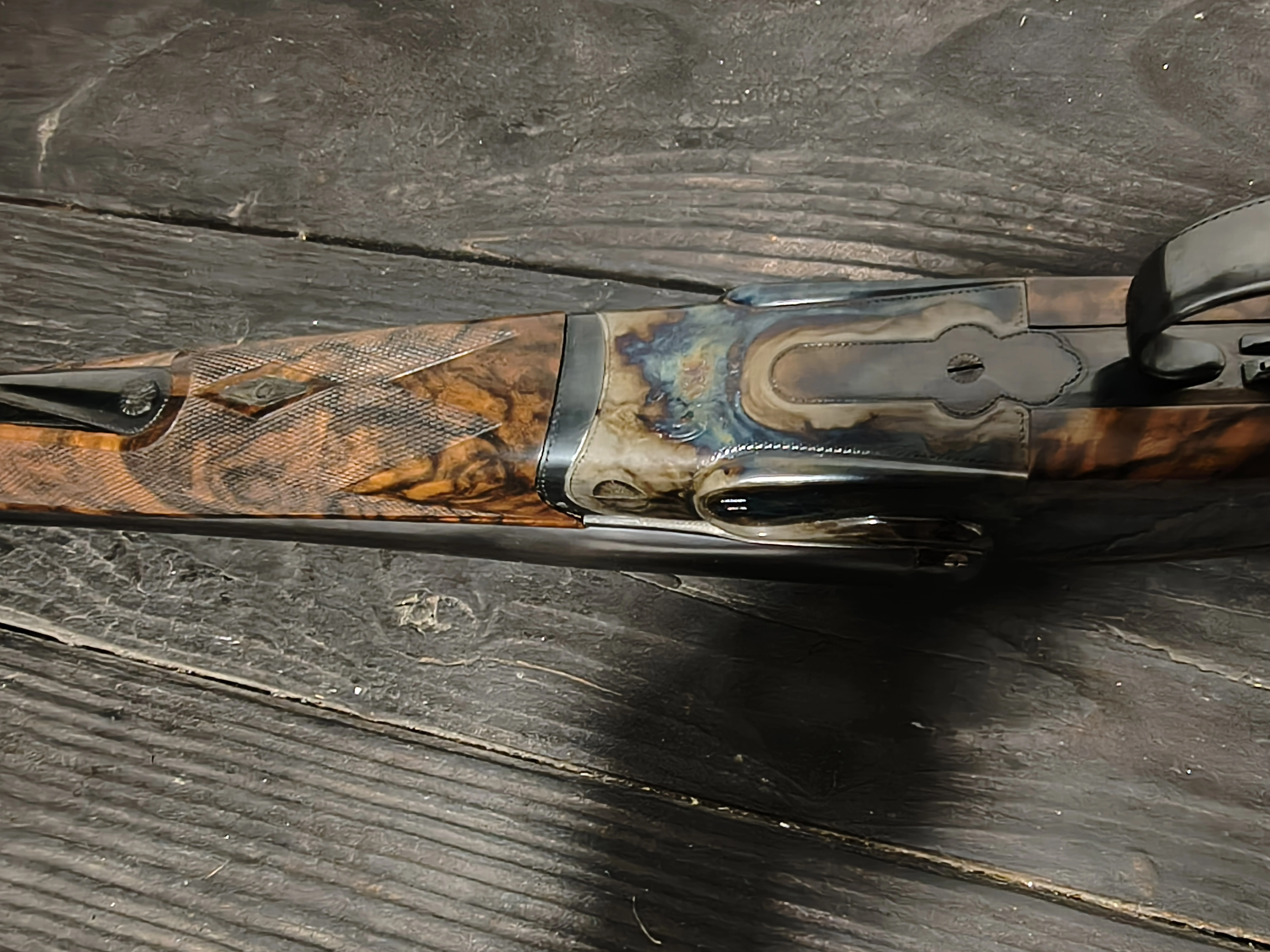 Beretta 375 H & H, Model 455 Clawmounts And Scope