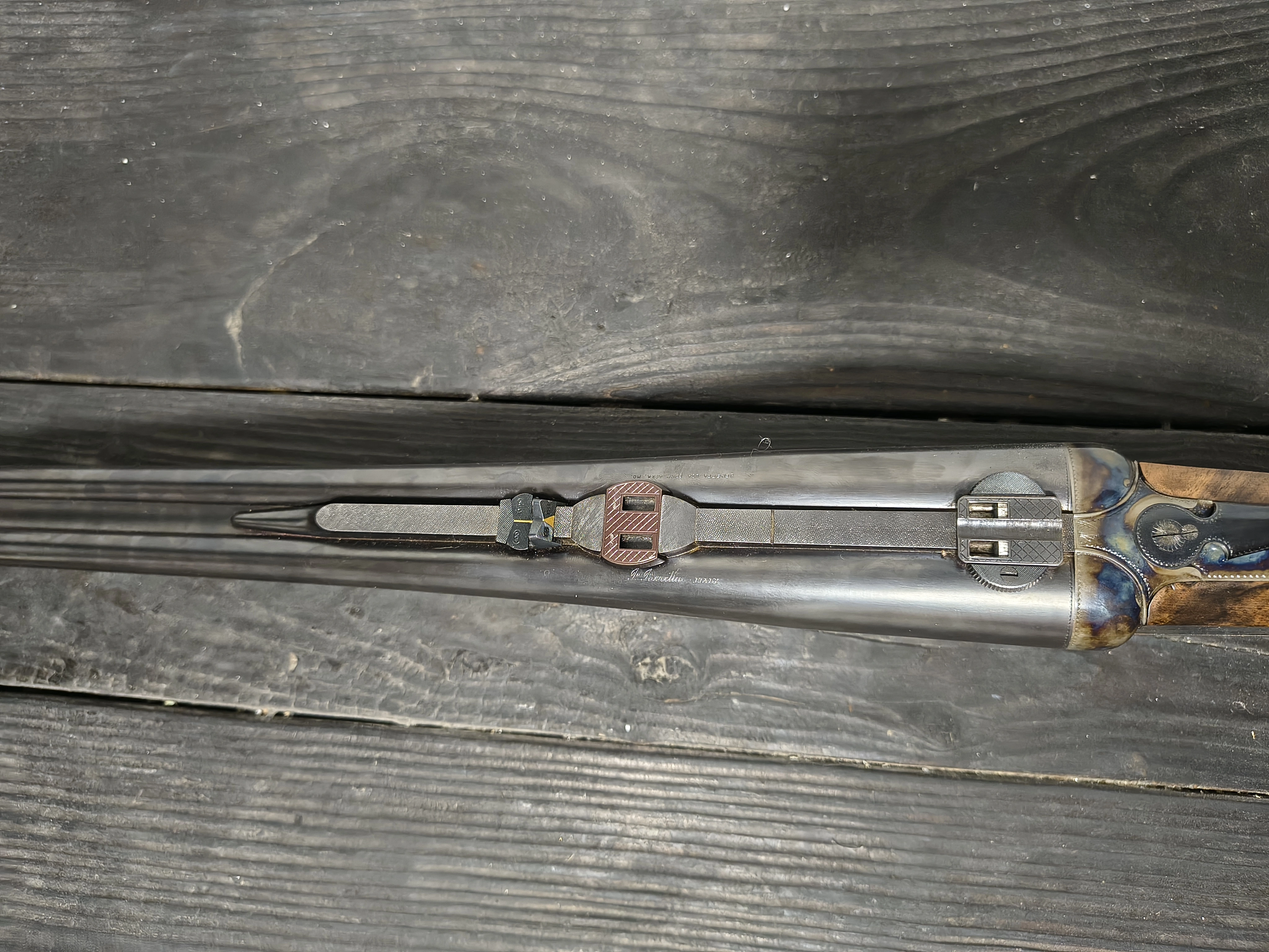 Beretta 375 H & H, Model 455 Clawmounts And Scope