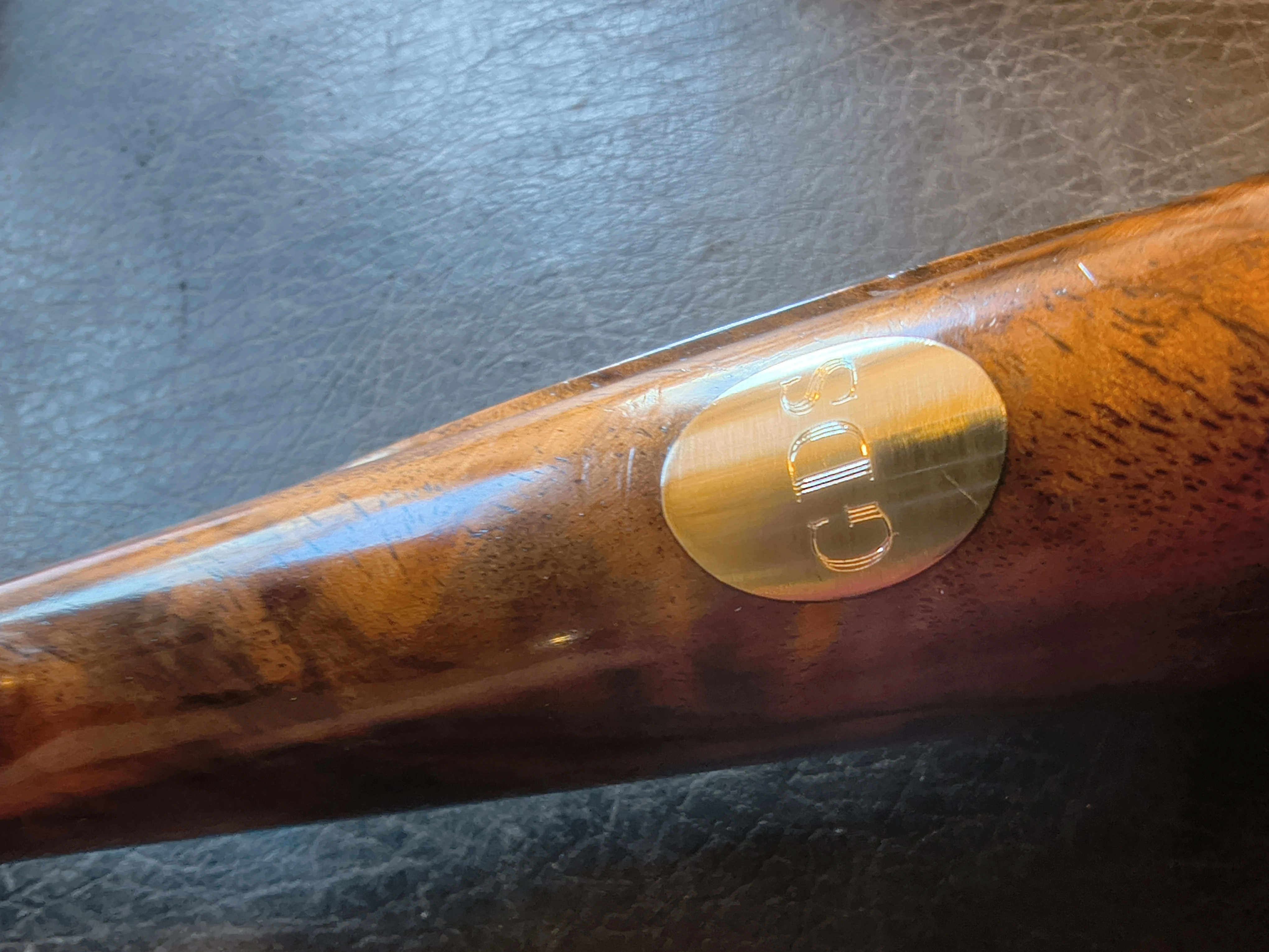 Engraved Block Initials - Shotgun