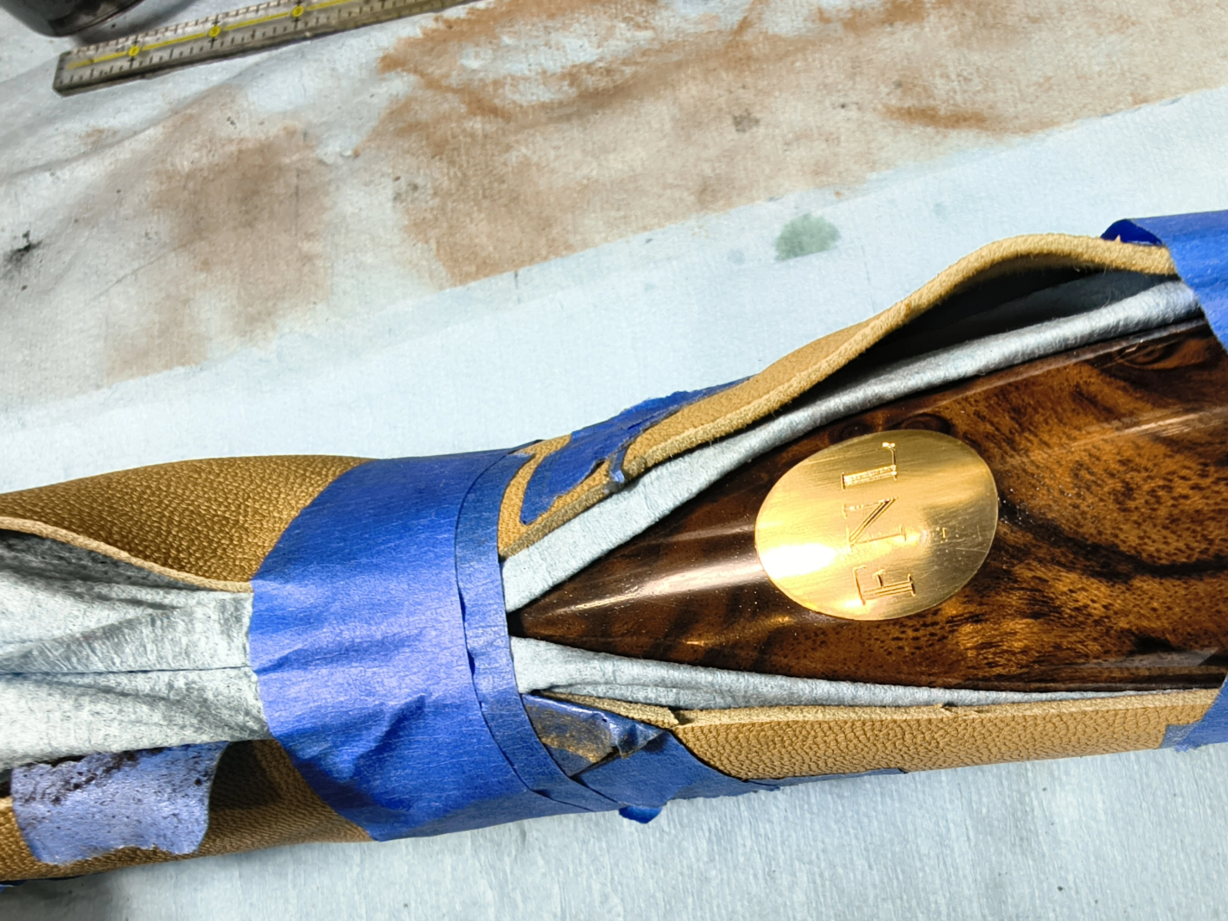 Engraved Block Initials - Shotgun