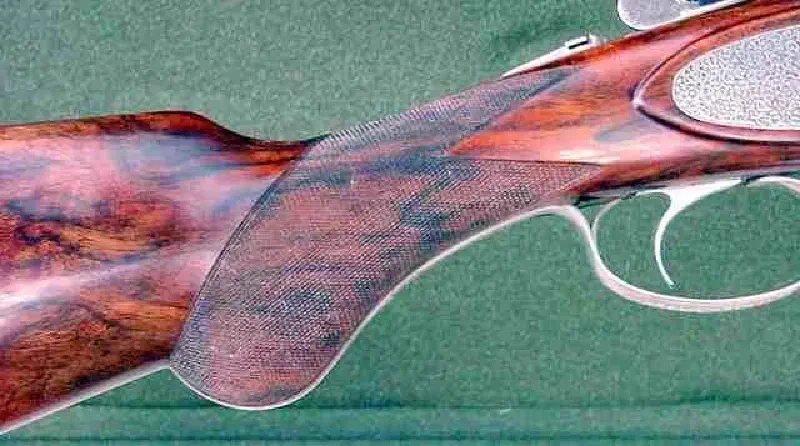 Beretta Shotgun Converted from Pistol Grip to Prince of Wales scribe